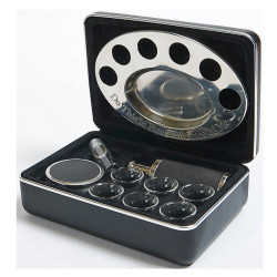 Portable Communion Set - Legacy Hard shell case with tray & annointing oil bottle